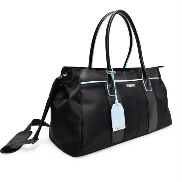 Tahari Handbags - TAHARI NEW YORK Madison Avenue 21" Travel Duffel Women's Bag, Black